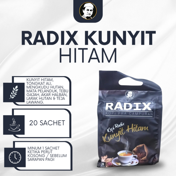 Radix Kunyit Hitam 20'S