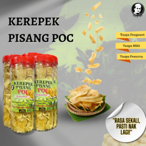 Kerepek Pisang POC Tanpa Pengawet (Original)