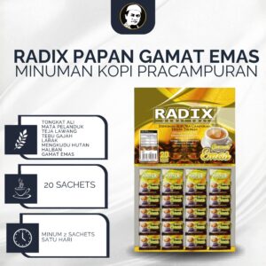 RADIX PAPAN GAMAT EMAS (20 Sachets)